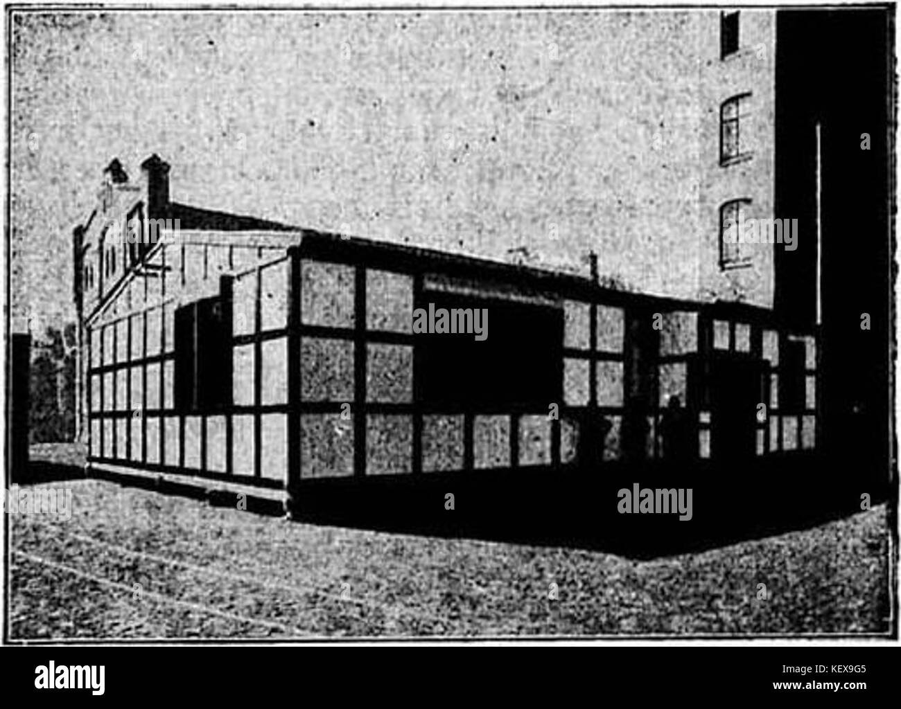 Count Waldersee Asbestos House 2 Stock Photo Alamy