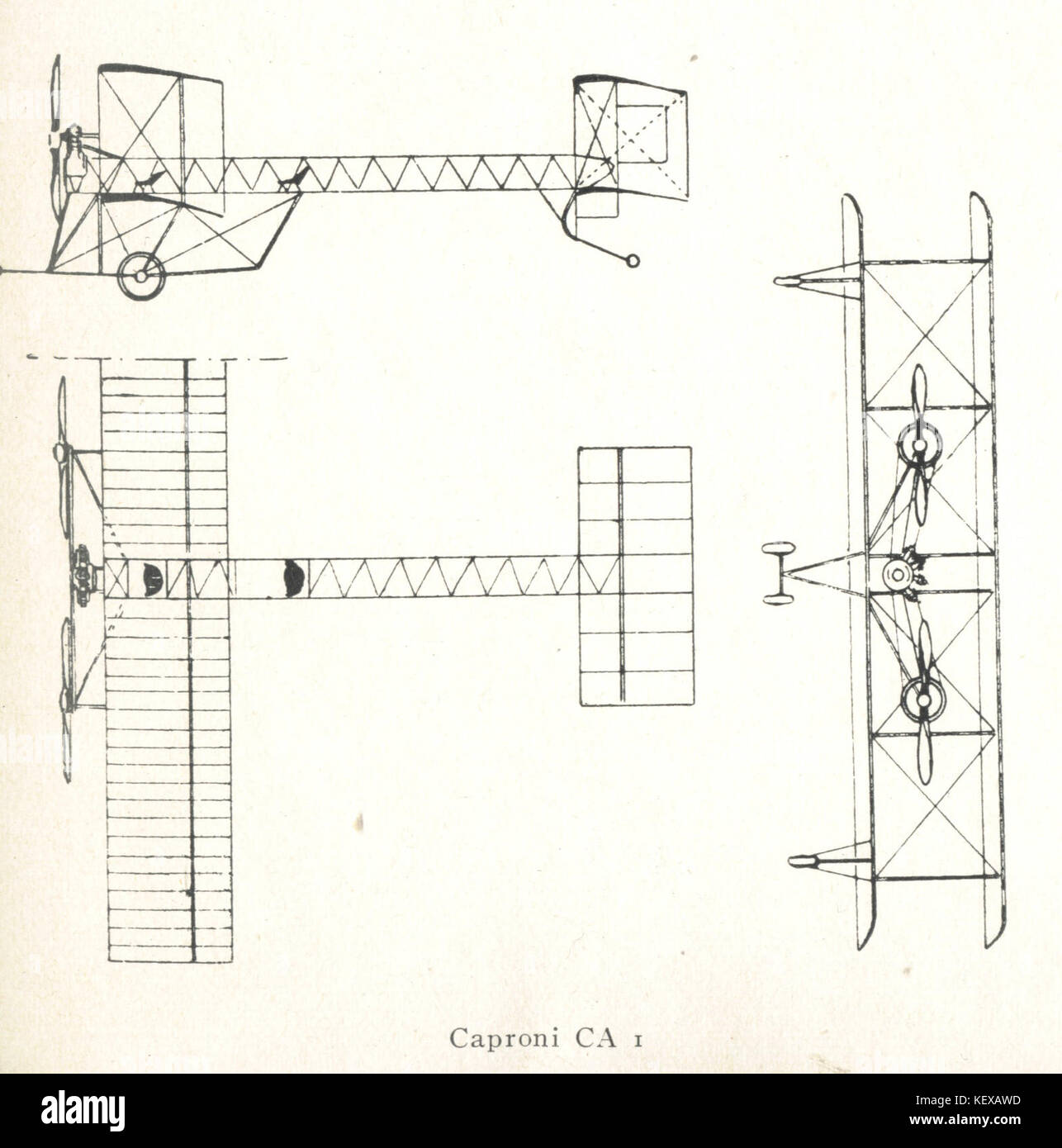 Caproni CA 1 Stock Photo Alamy