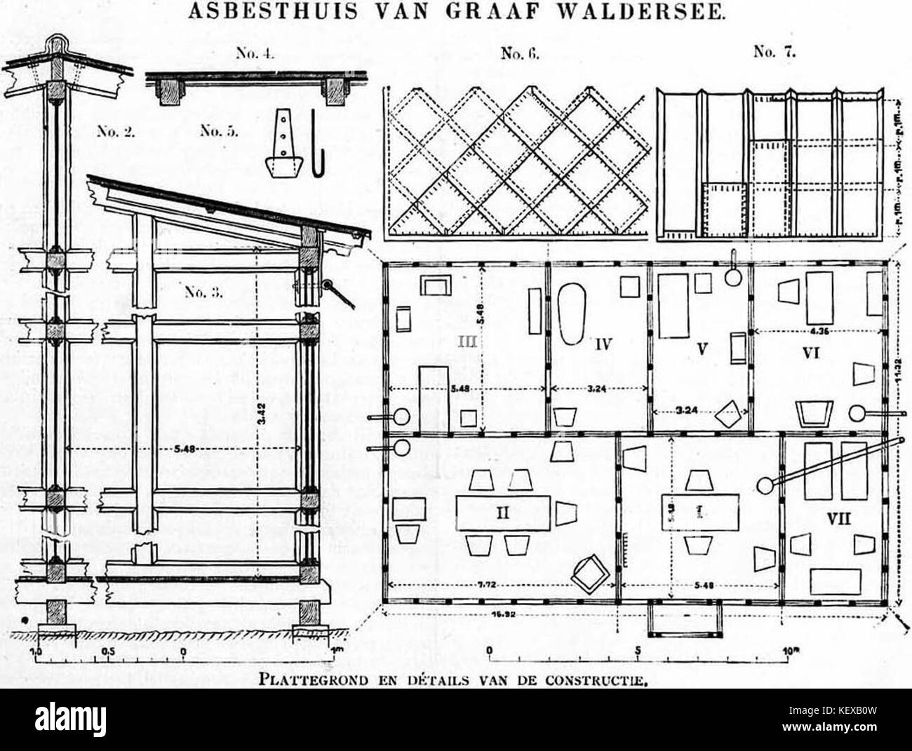 Count Waldersee Asbestos House 1 Stock Photo Alamy