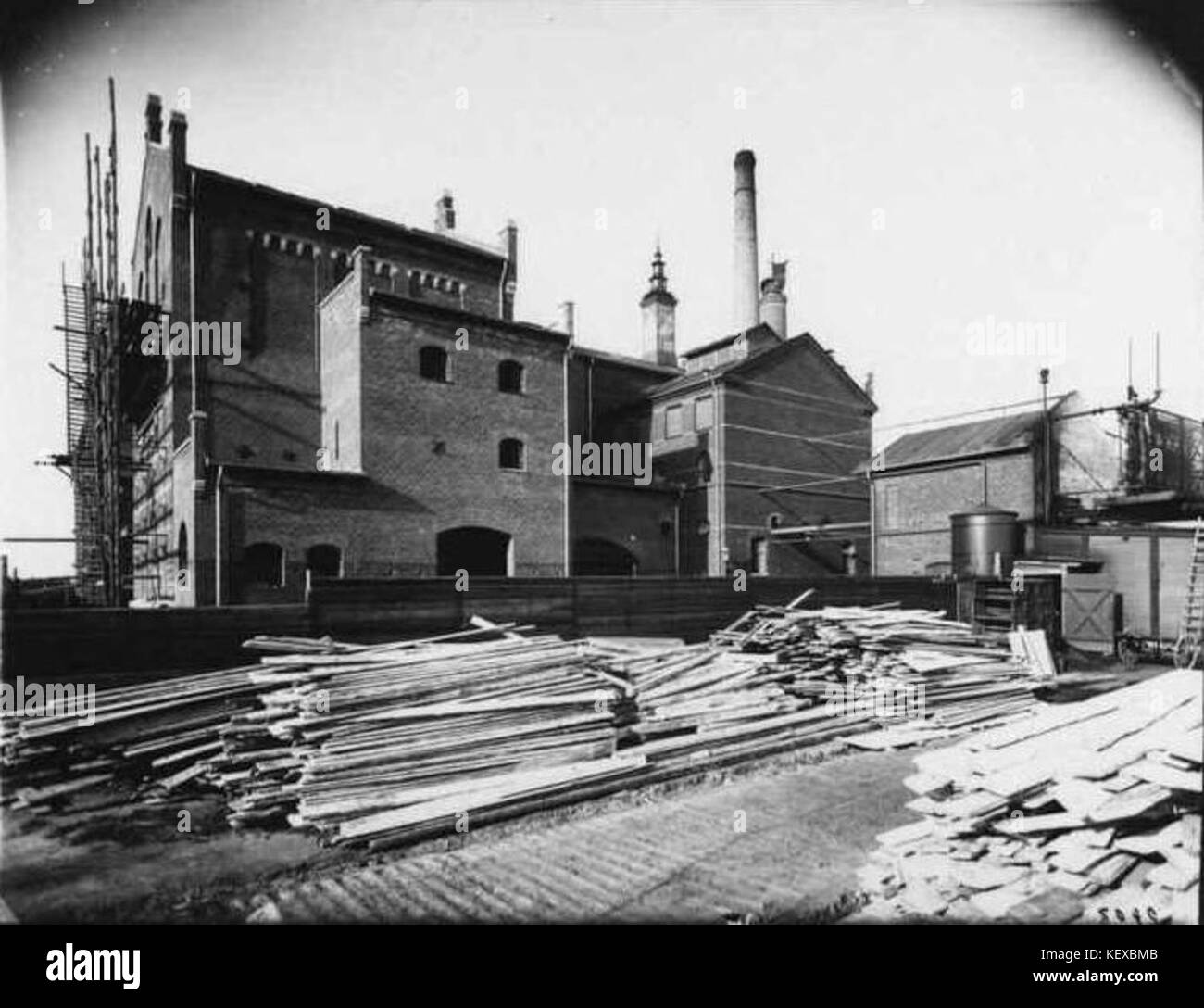 Bryggeriet Heidrun 1899 Stock Photo