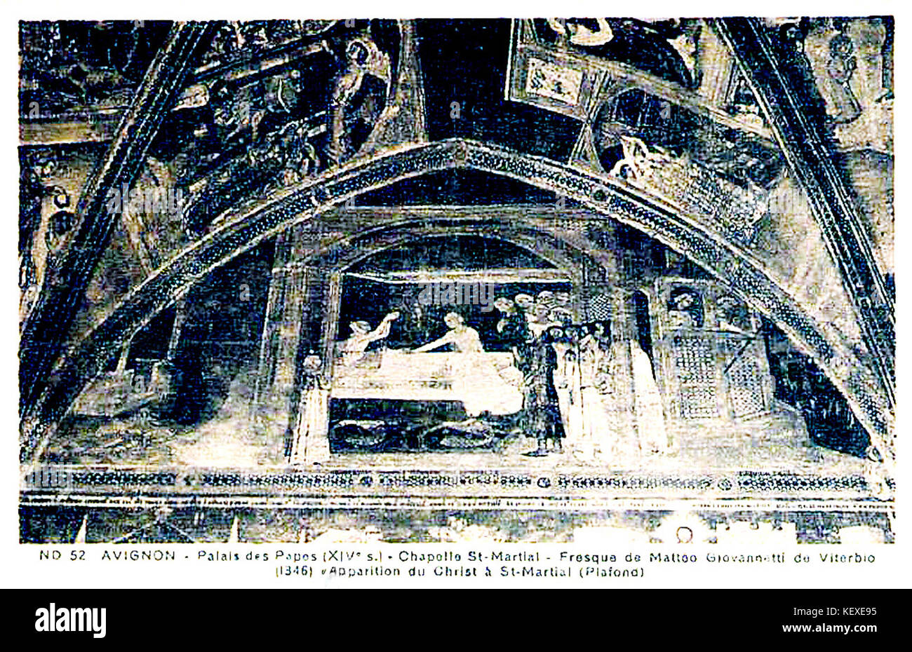 Avignon palais des papes chapelle Saint Martial Stock Photo Alamy