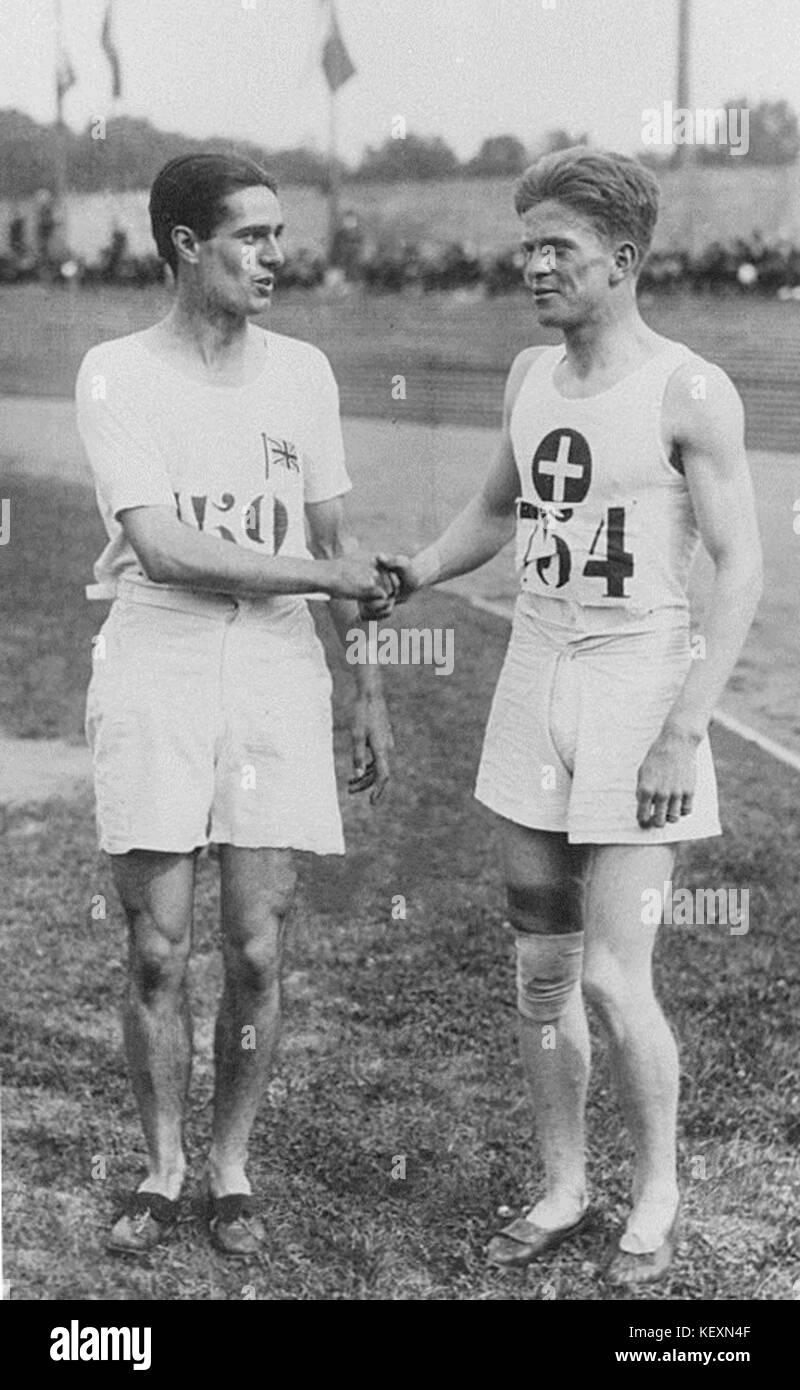 Douglas Lowe and Paul Martin 1924 Stock Photo
