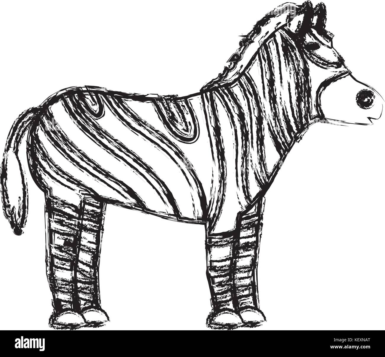 zebra icon over white background vector illutration Stock Vector Image ...