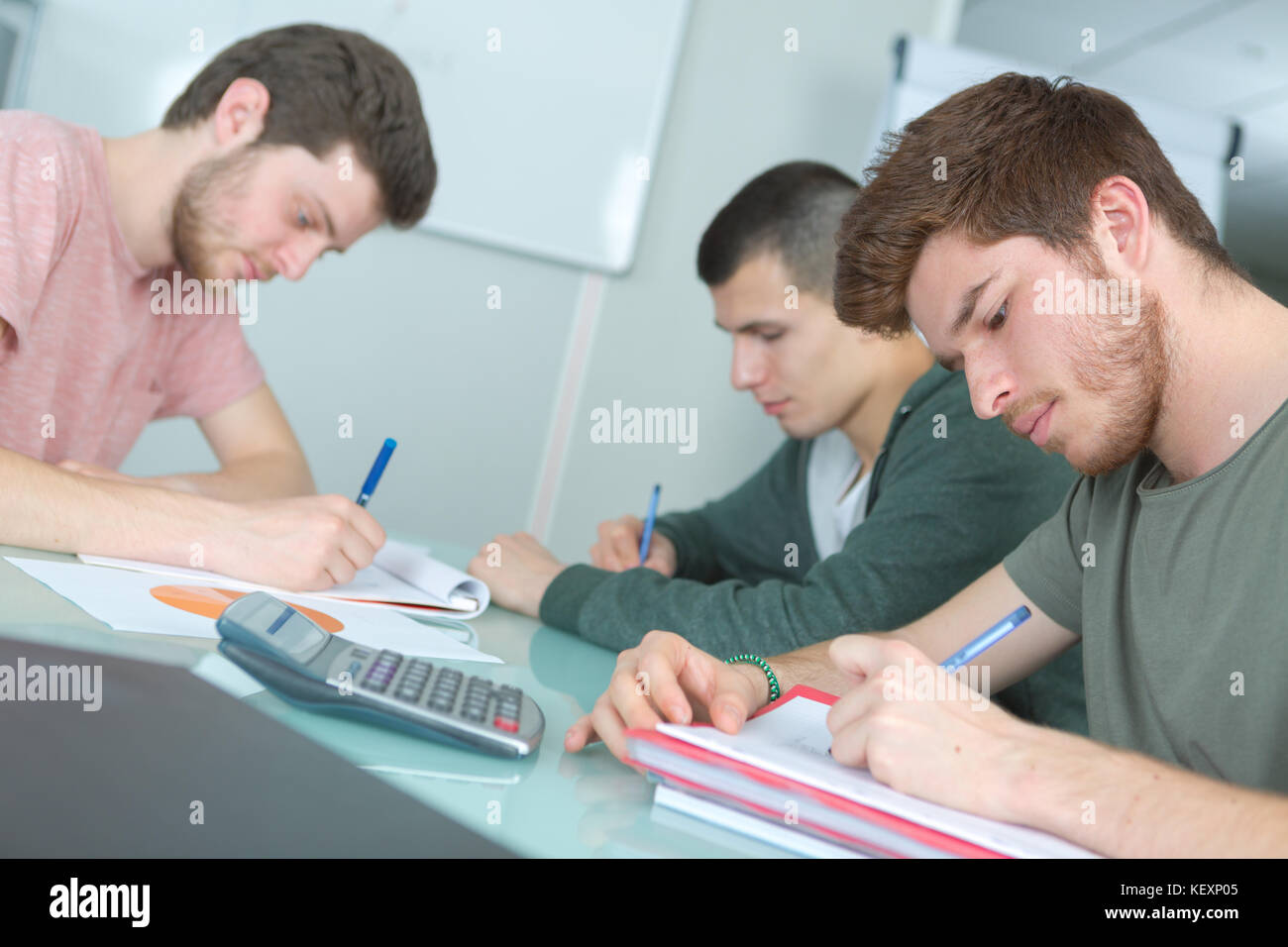 students in class at university Stock Photo - Alamy