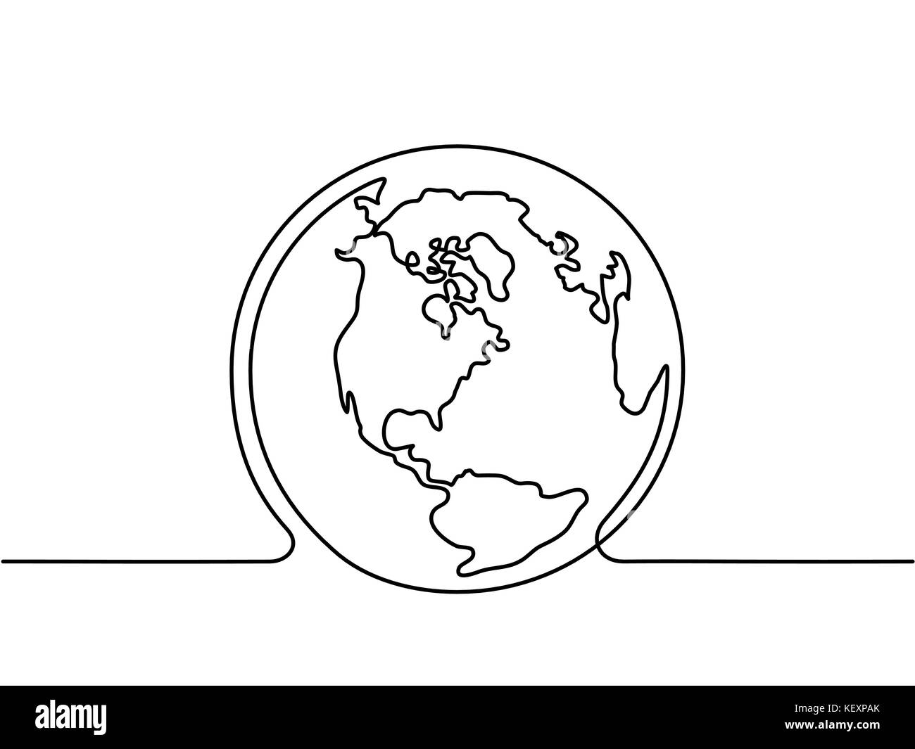 Globe of the Earth Stock Vector