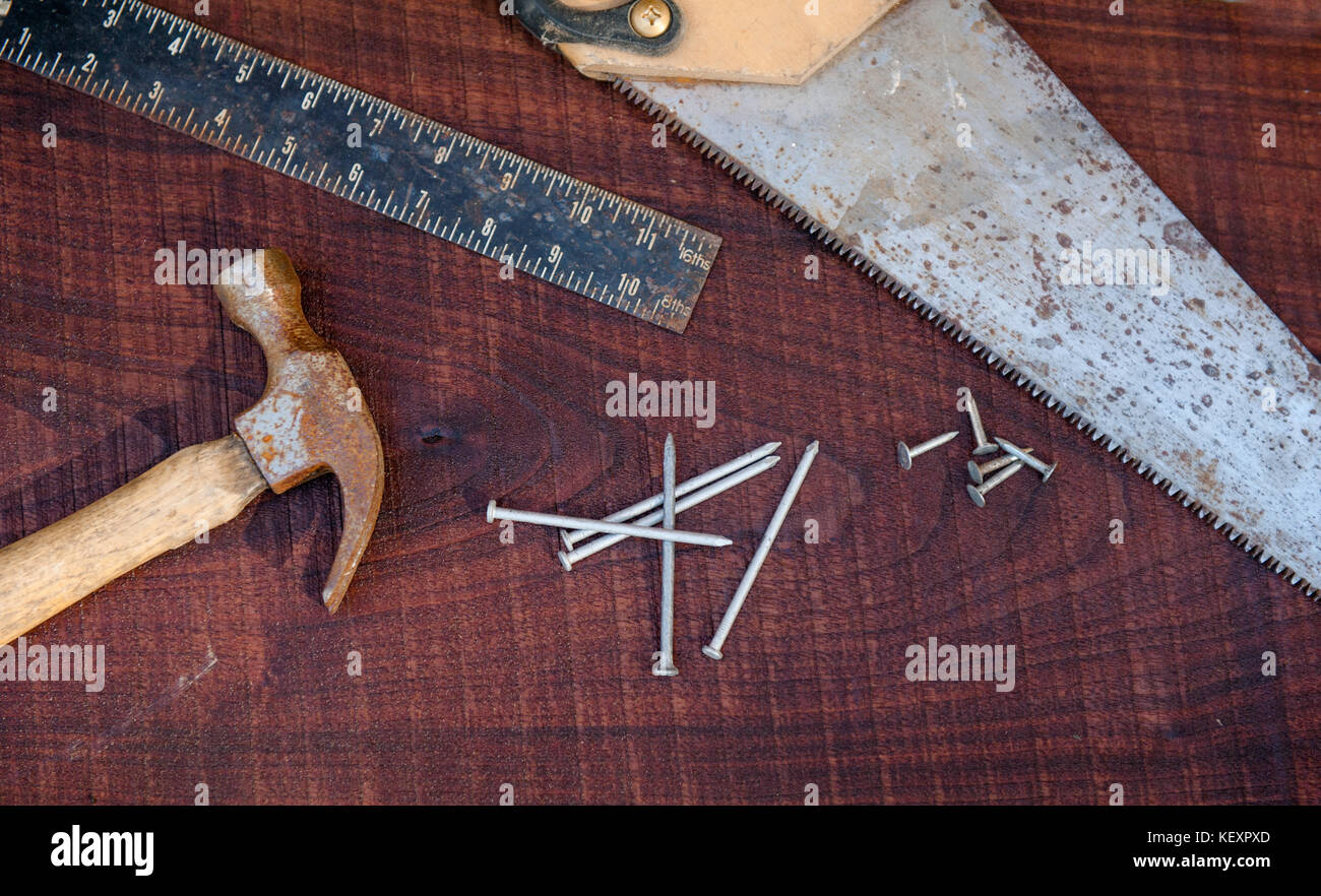 Handyman Tools Stock Photo