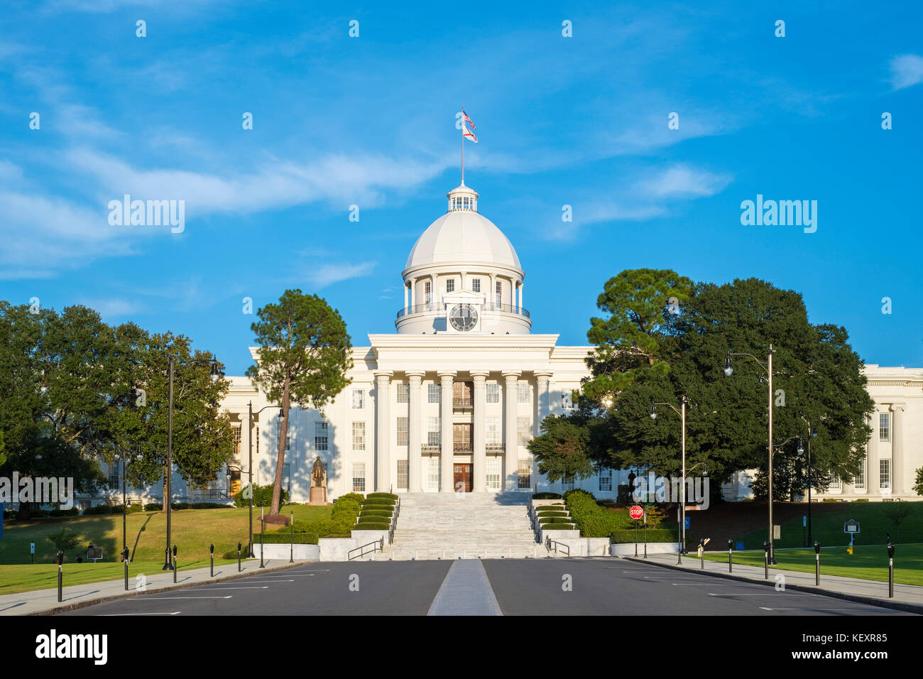 United States, Alabama, Montgomery. Alabama State Capitol building. Stock Photo