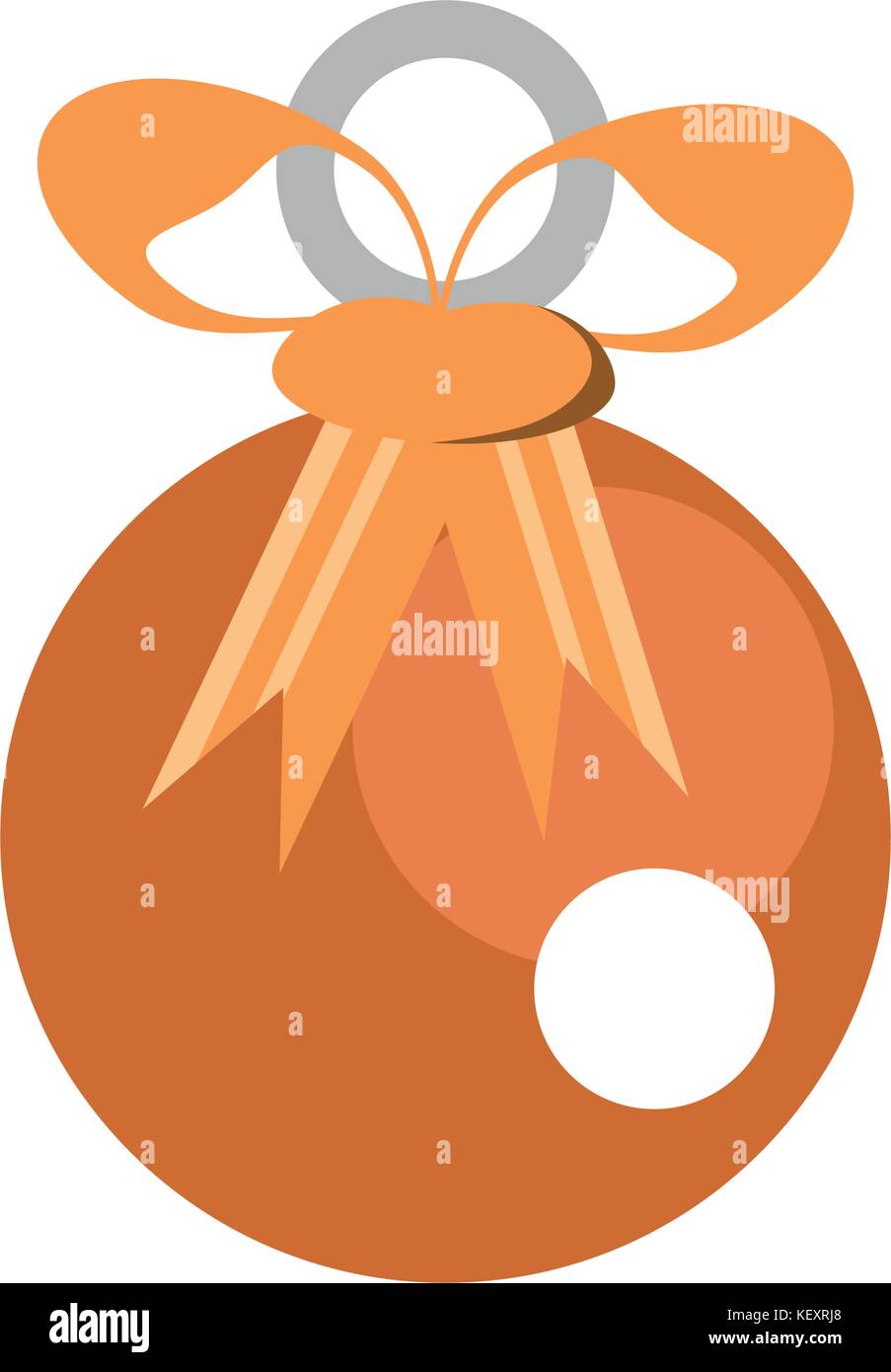 decorative christmas ball icon Stock Vector Image & Art - Alamy