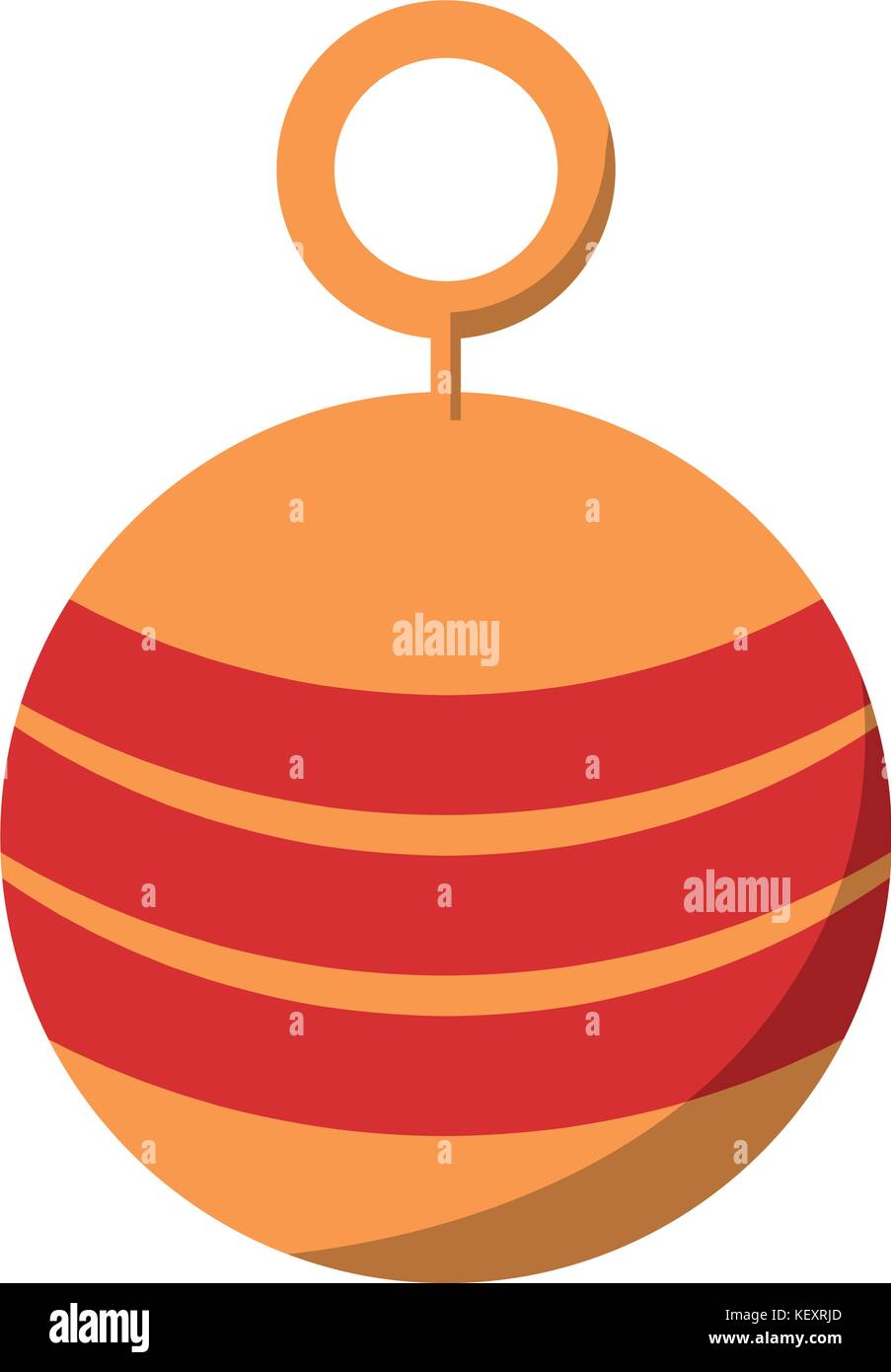 decorative christmas ball icon Stock Vector Image & Art - Alamy