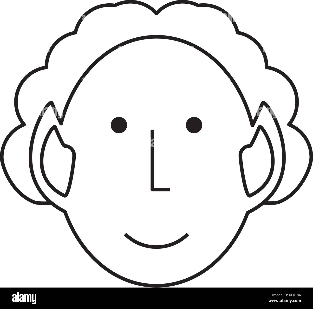 cartoon man icon over white background vector illustration Stock Vector ...