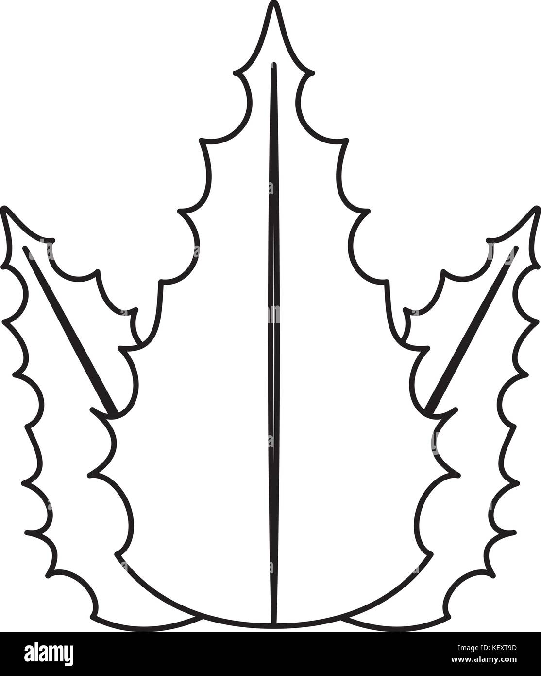 leaves icon over white background vector illustration Stock Vector ...