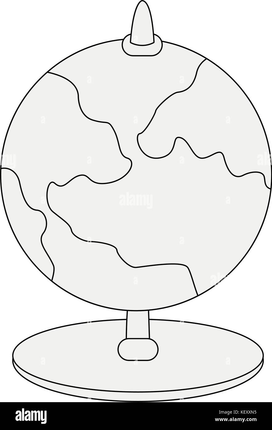 planet earth globe map icon image Stock Vector Image & Art - Alamy