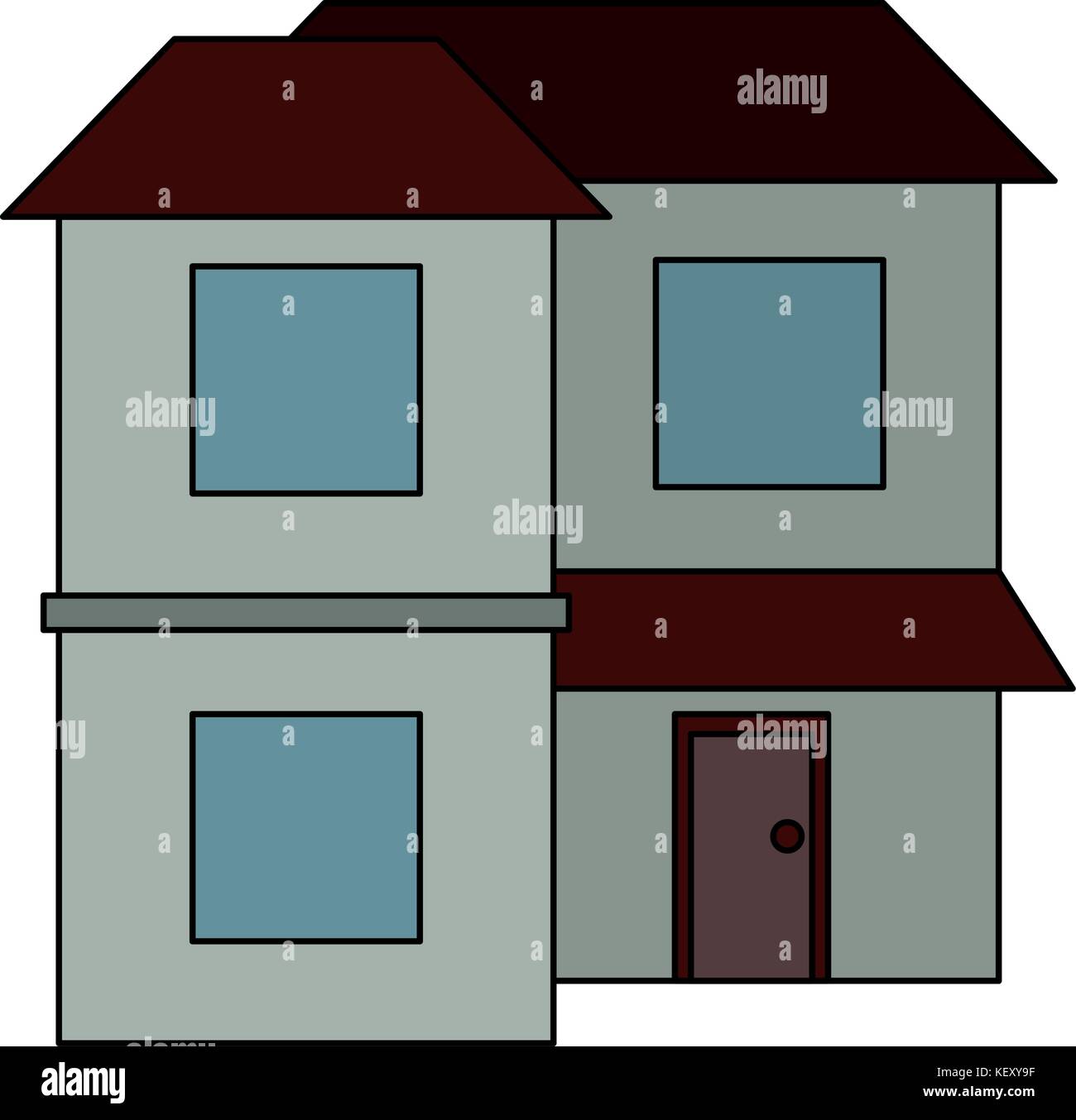 family home or house icon image Stock Vector Image & Art - Alamy
