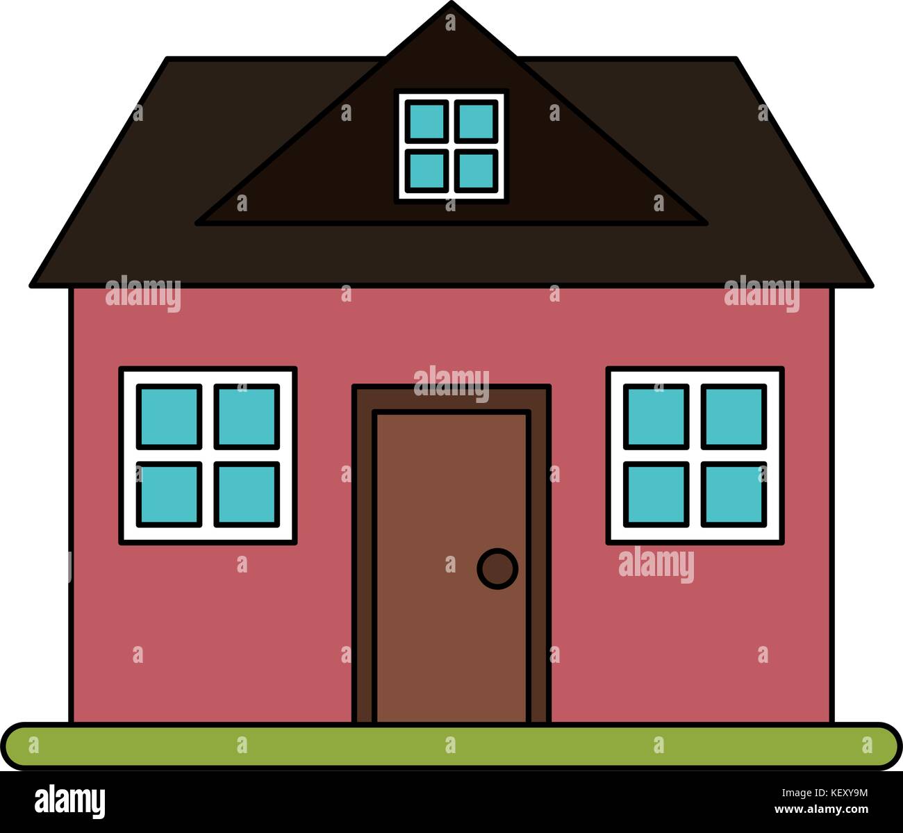 family home or house icon image Stock Vector Image & Art - Alamy