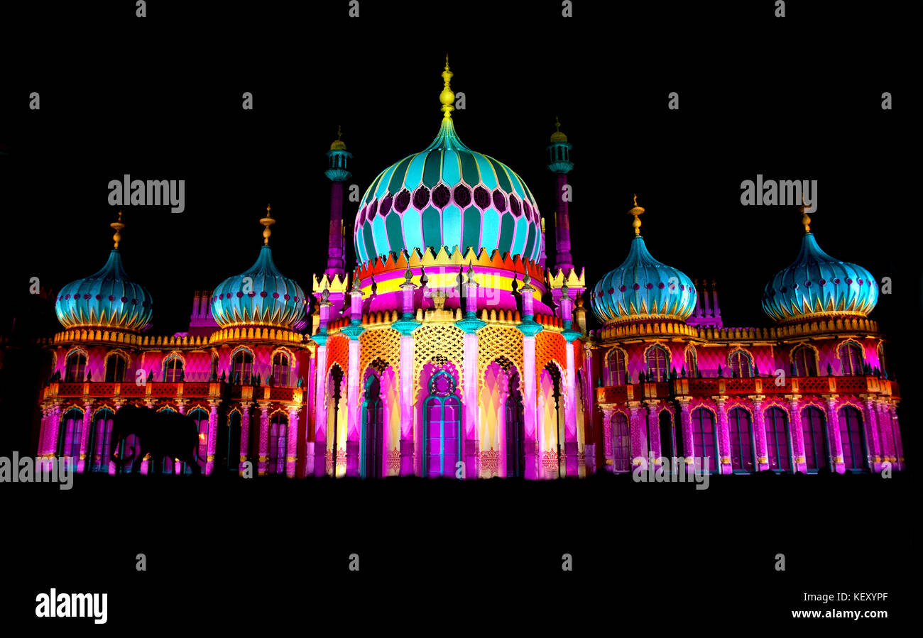 Royal Pavilion, Brighton Festival, 2016, U.K. Brighton's famous Royal