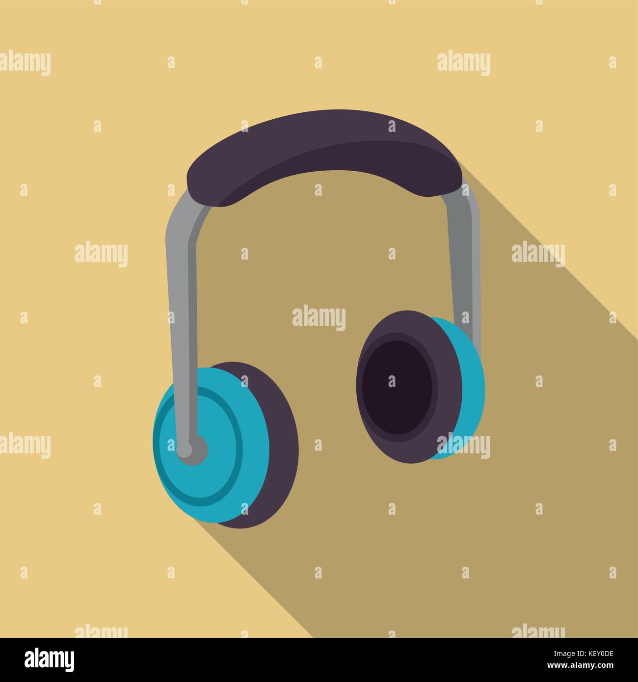 Music headphone device Stock Vector Image & Art - Alamy