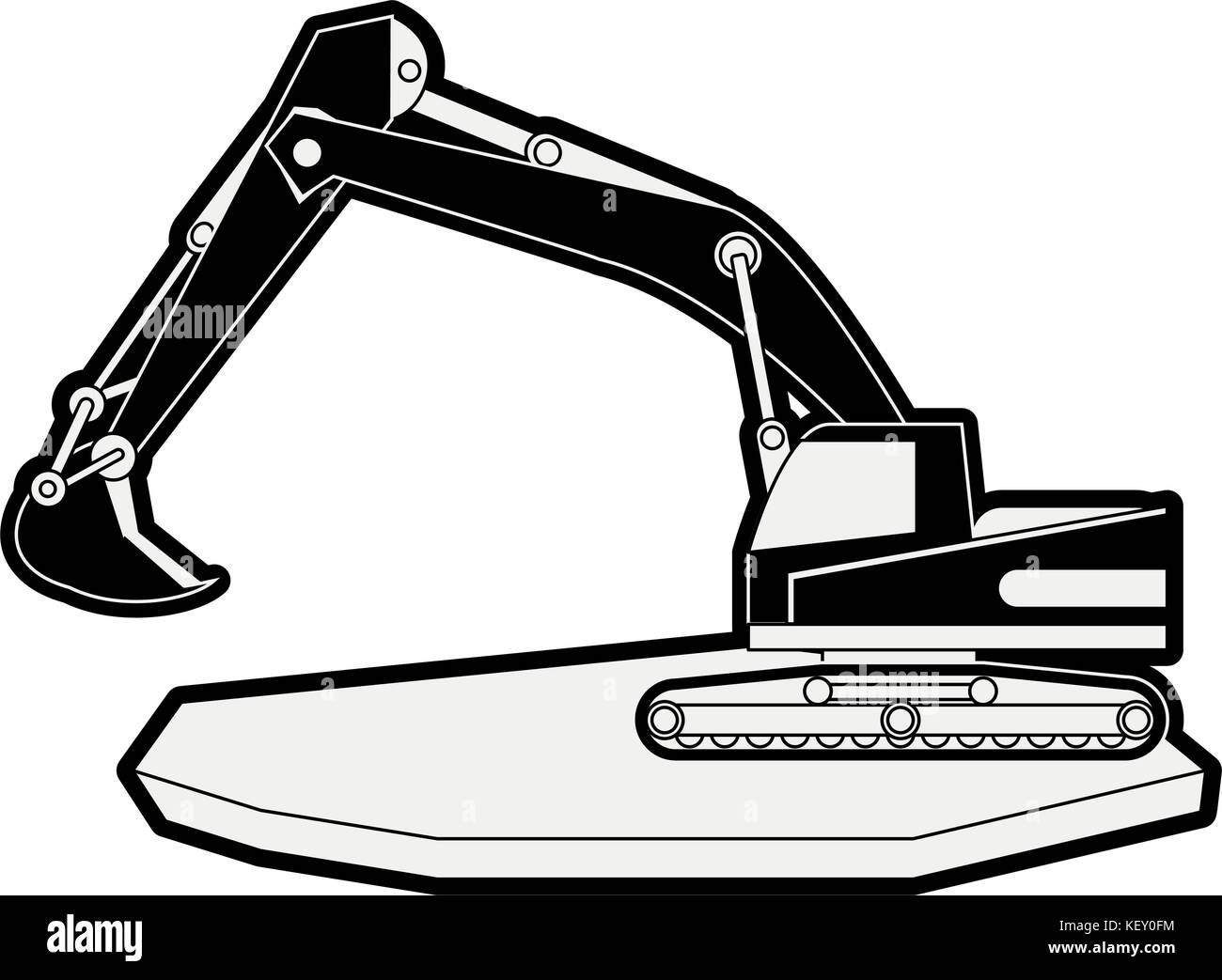 heavy machinery construction icon image Stock Vector Image & Art - Alamy