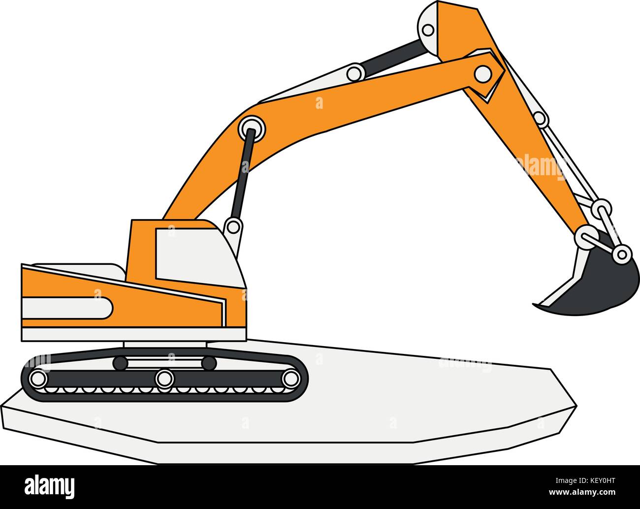 heavy machinery construction icon image Stock Vector Image & Art - Alamy