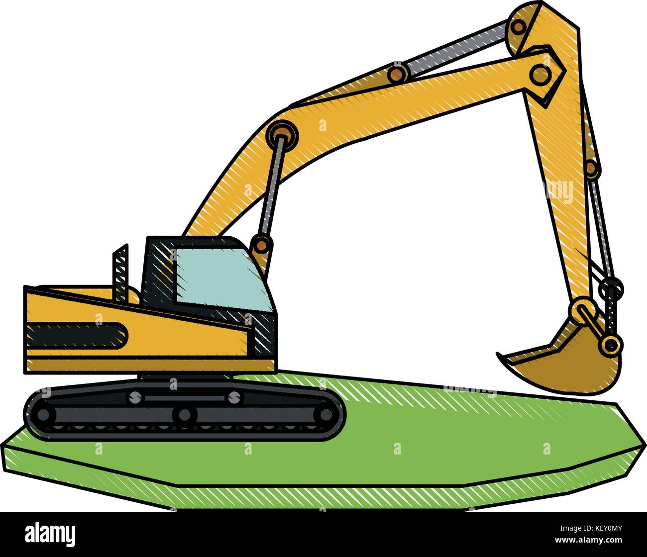 heavy machinery construction icon image Stock Vector Image & Art - Alamy