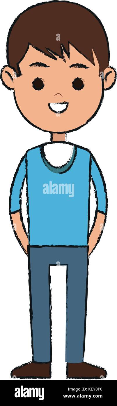 Happy Boy cartoon Stock Vector Image & Art - Alamy