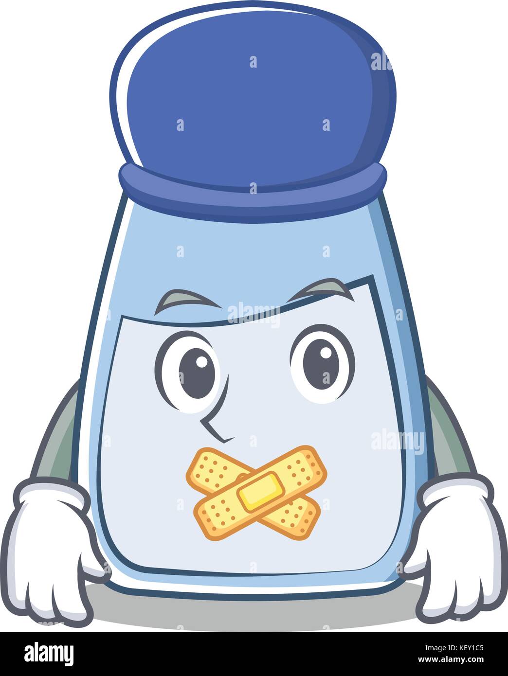 Silent salt character cartoon style Stock Vector Image & Art - Alamy