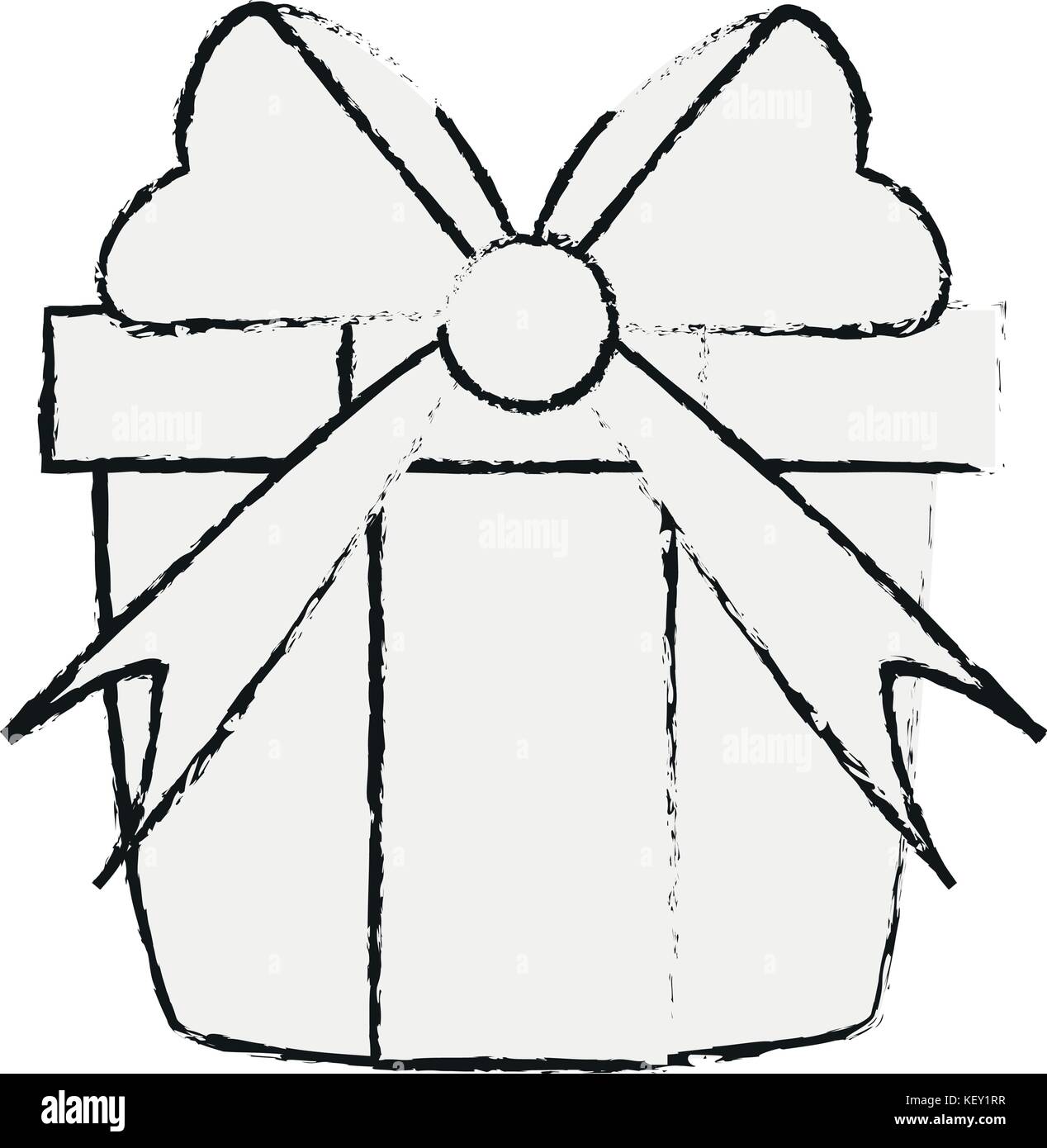 gift box with ribbon bow Stock Vector Image & Art - Alamy