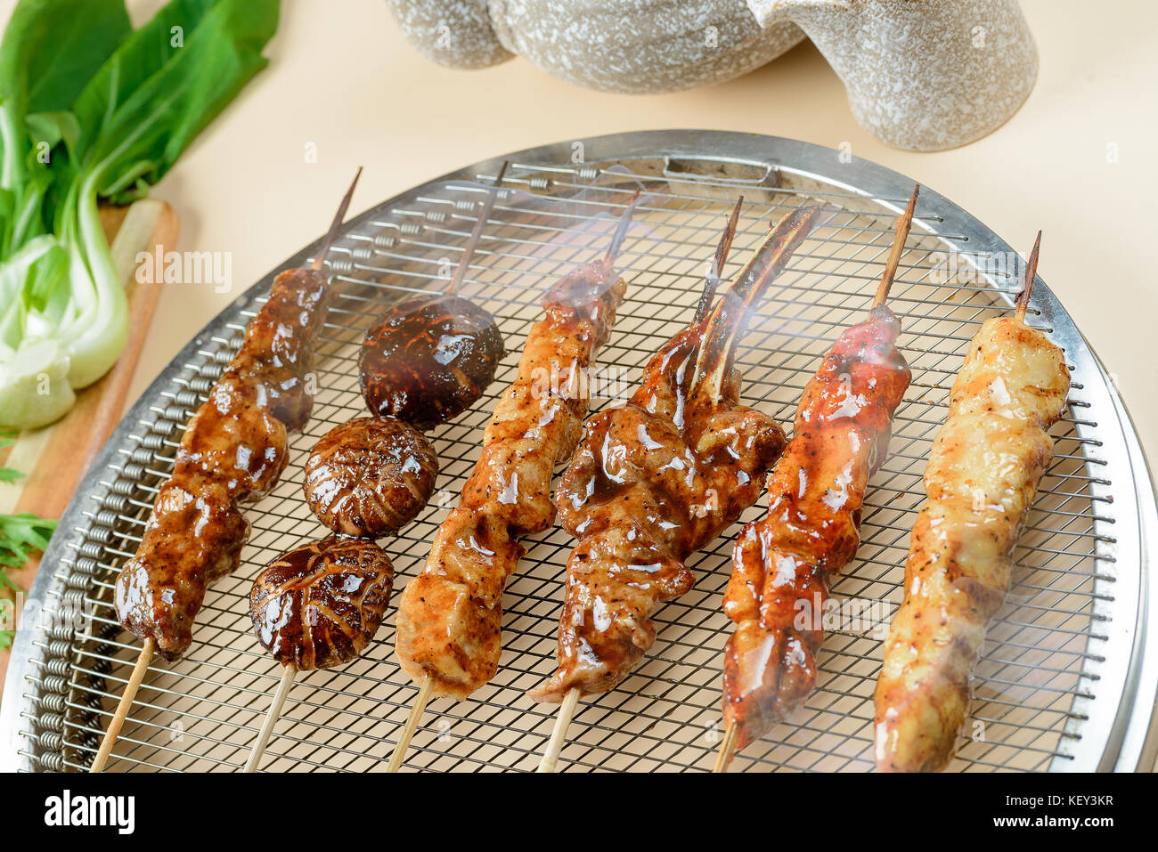 Hot coals on grill hi-res stock photography and images - Alamy