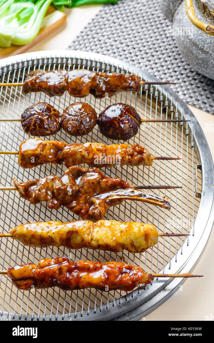 Barbecue on grill Stock Photo Alamy