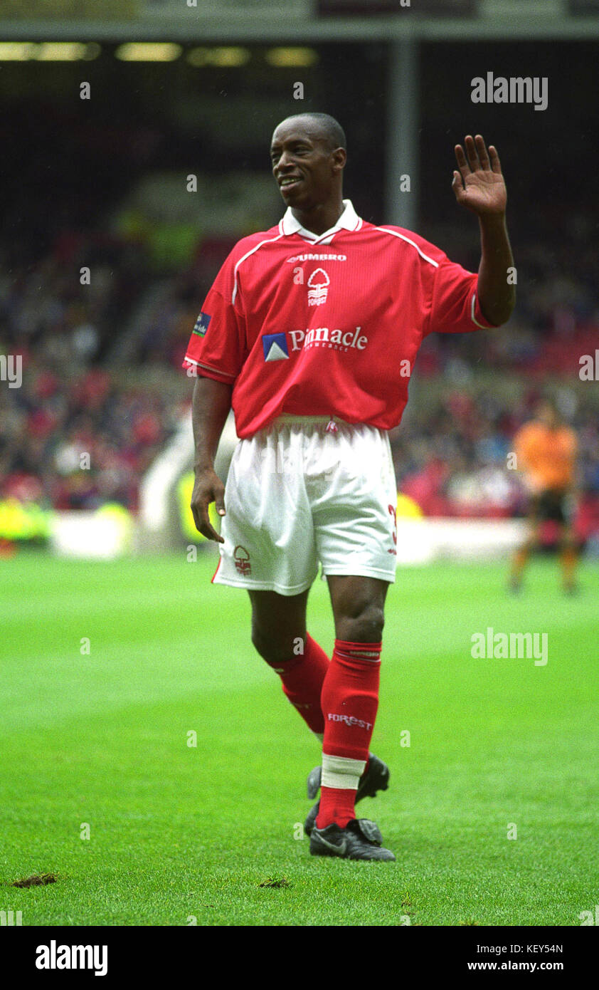 Nottingham Forest footballer Ian Wright 1999 Stock Photo - Alamy