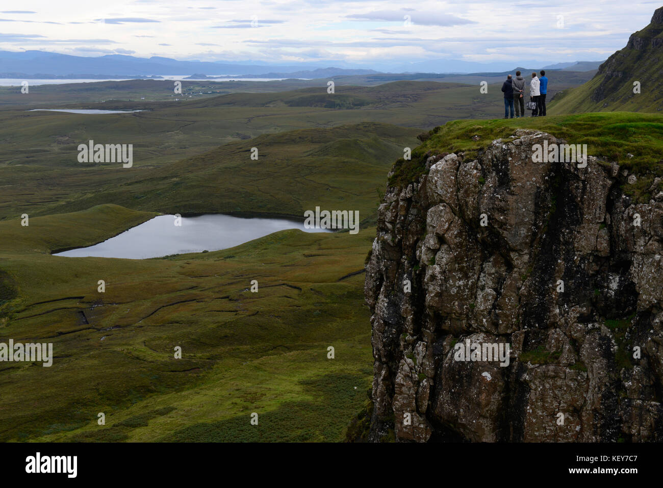 Scottish Highlands.  Cuith-Raing.  Quiraing. Stock Photo