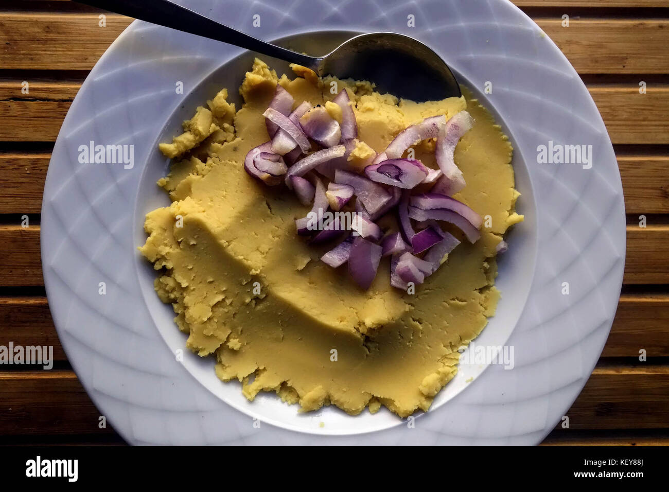 Traditional Greek FavaYellow Split Pea Dip Stock Photo Alamy