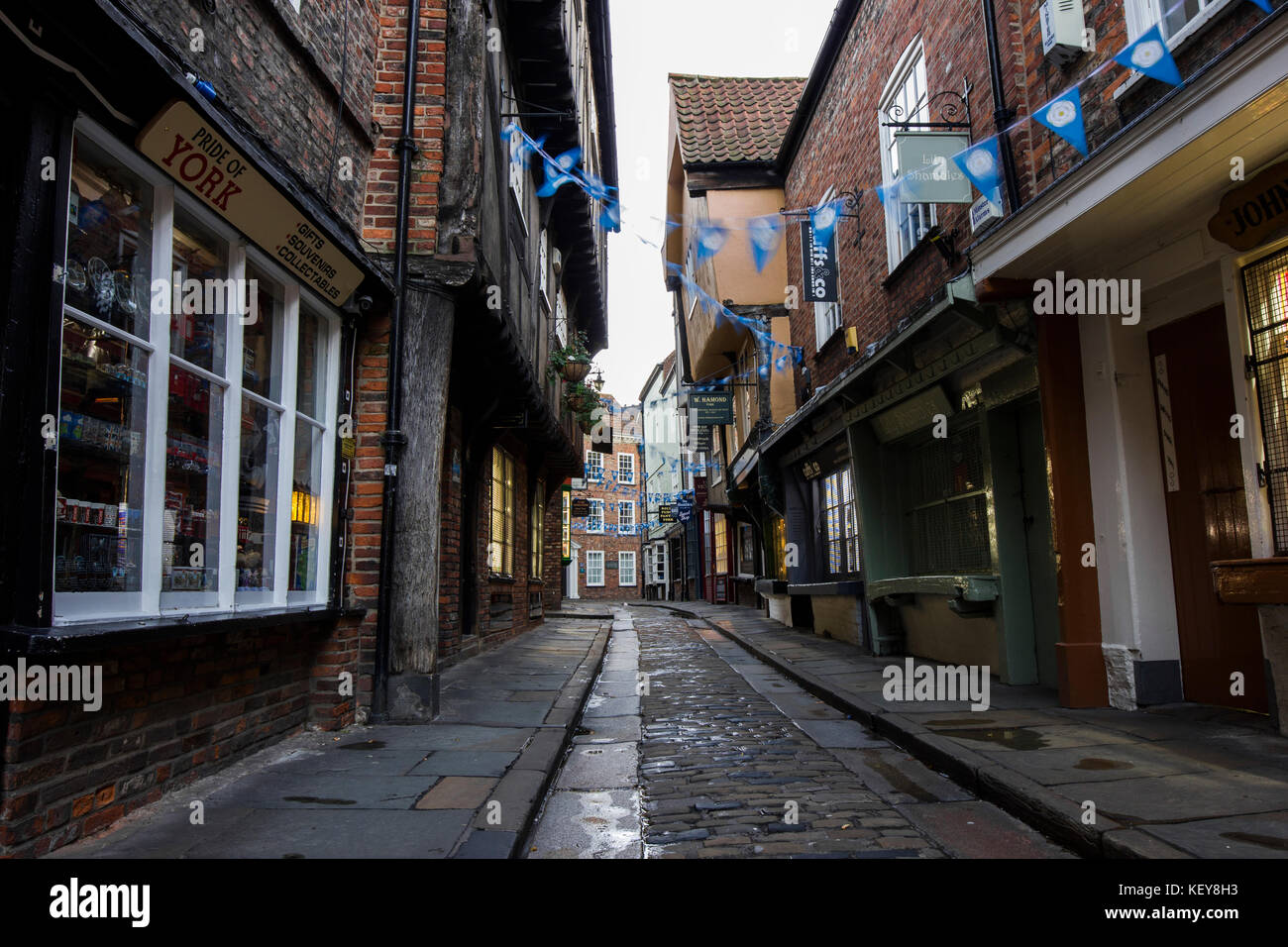 The Shambles of York, England UK Stock Photo