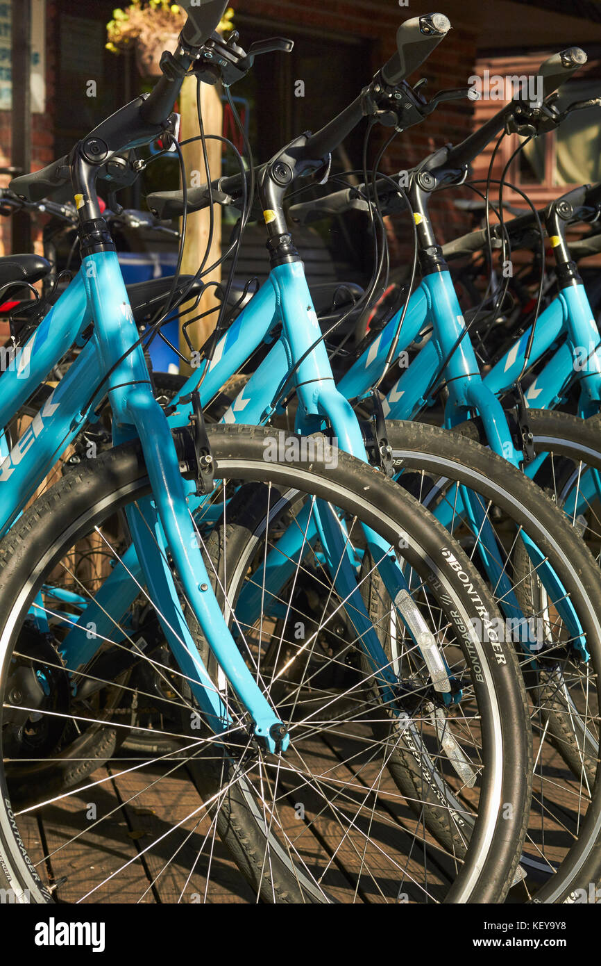 Bicycle rental shop, Ohiopyle, Pennsylvania, USA Stock Photo Alamy