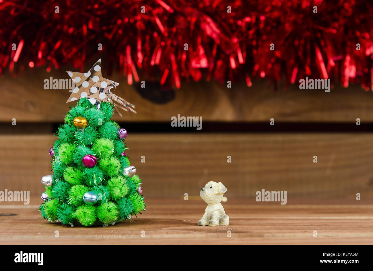 Dog christmas tree hires stock photography and images Alamy