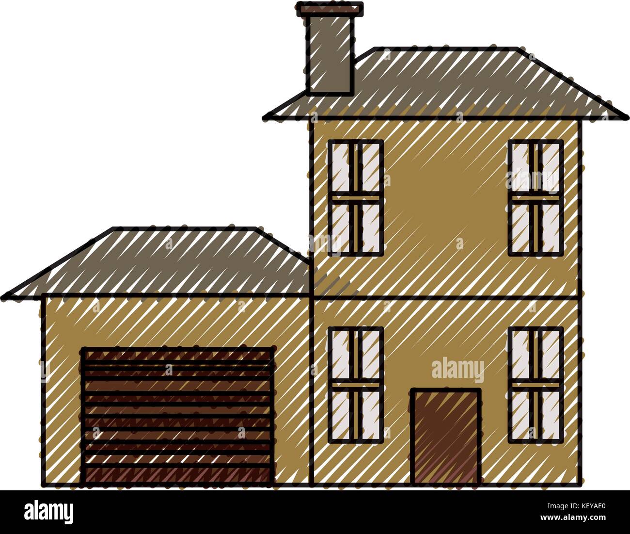 house icon over white background vector illustration Stock Vector Image ...