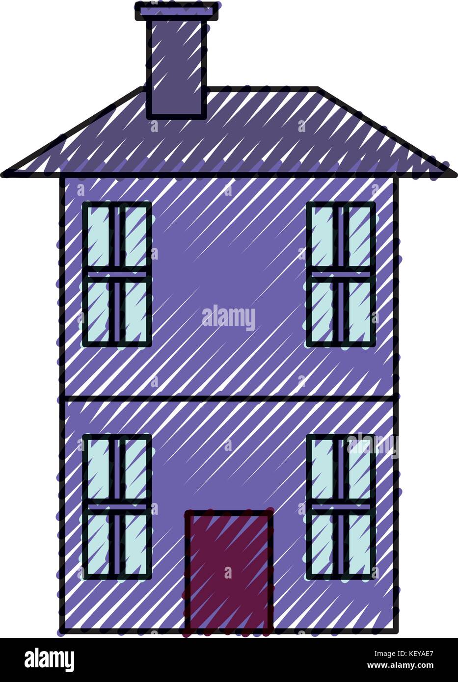 house icon over white background vector illustration Stock Vector Image ...