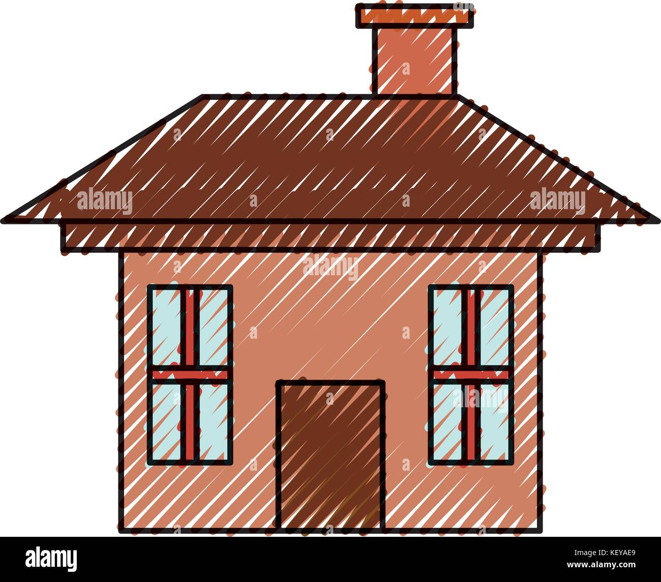 house icon over white background vector illustration Stock Vector Image ...