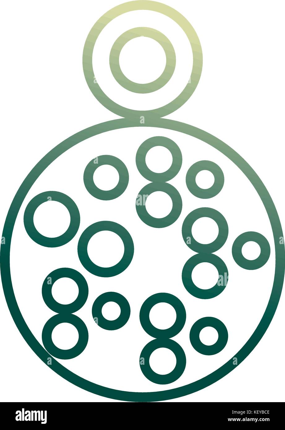 decorative christmas ball icon Stock Vector Image & Art - Alamy
