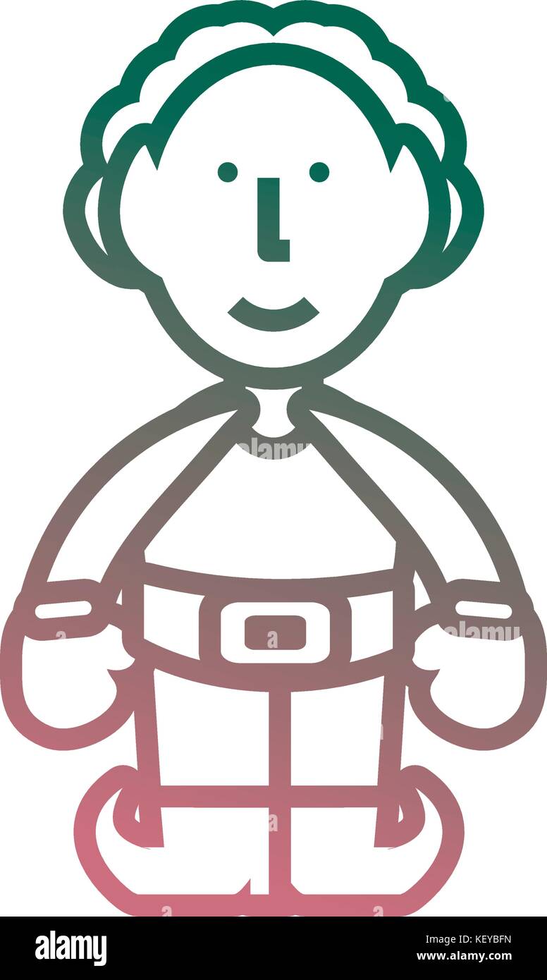 Santa helper icon Stock Vector Image & Art - Alamy