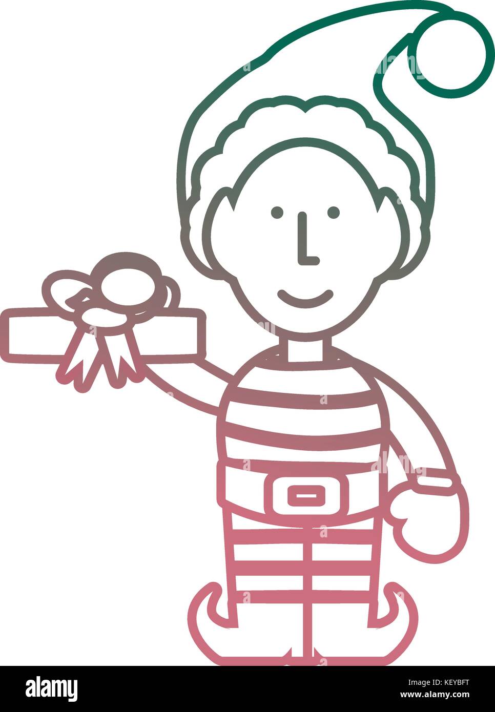 Santa helper icon Stock Vector Image & Art - Alamy