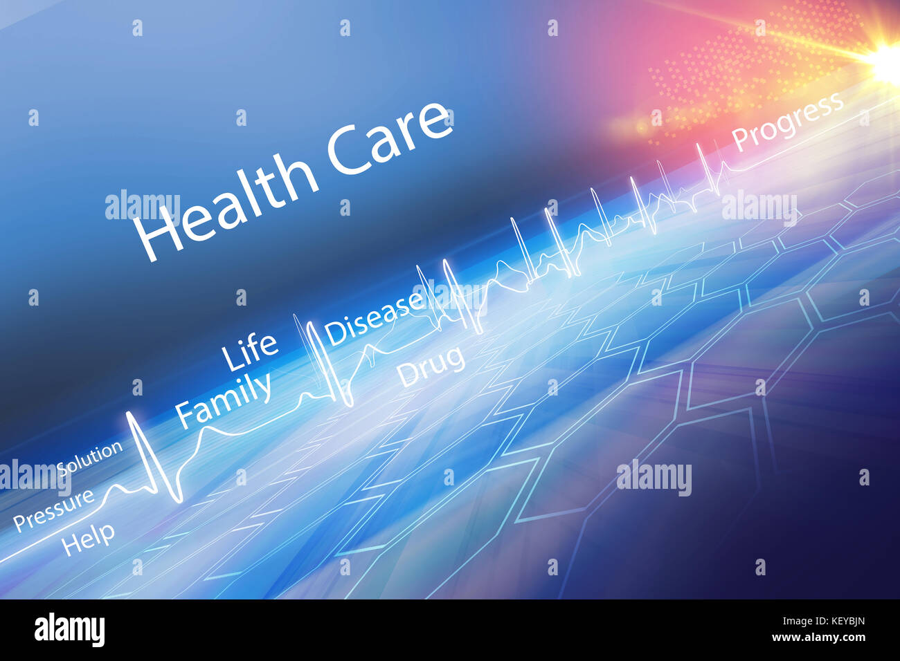Abstract health care background, Suitable for Healthcare and Medical Topic  News, 3d Render, 3d illustration Stock Photo - Alamy