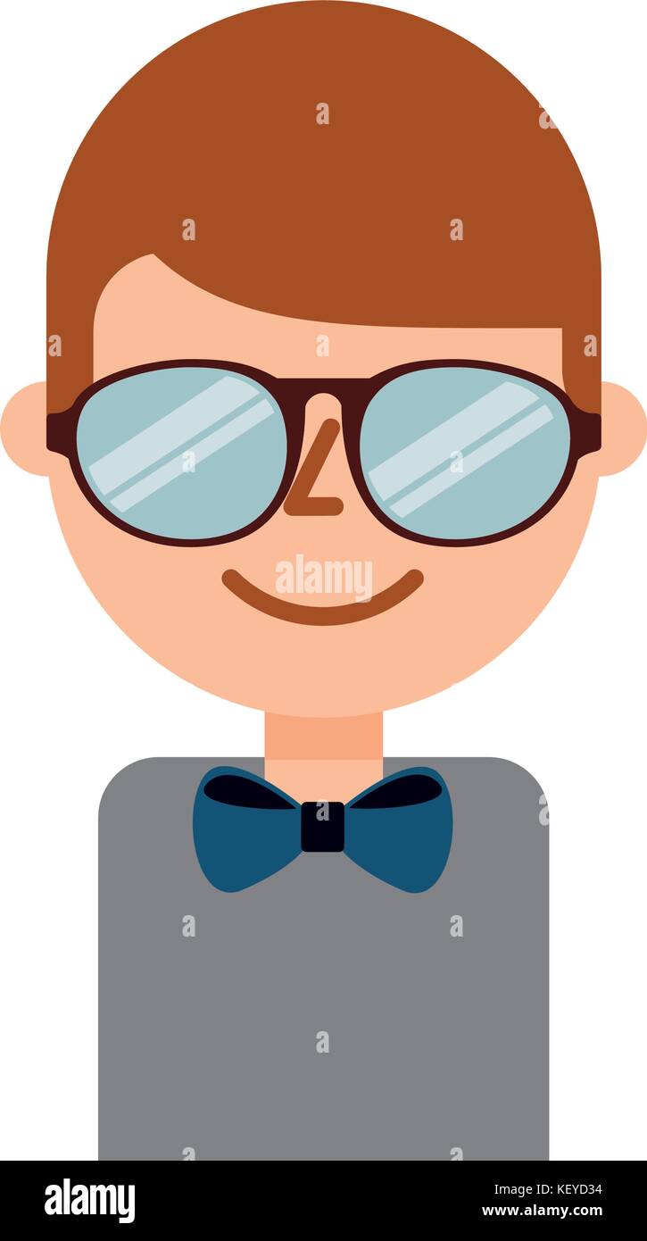 business young man character with glasses Stock Vector Image & Art - Alamy
