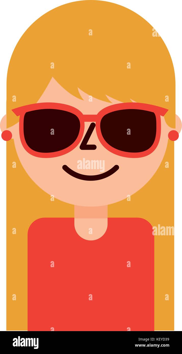 portrait young woman female avatar Stock Vector Image & Art - Alamy