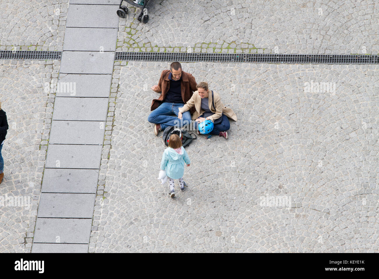PARIS - JULY 07: View in front of Centre Georges Pompidou, the largest