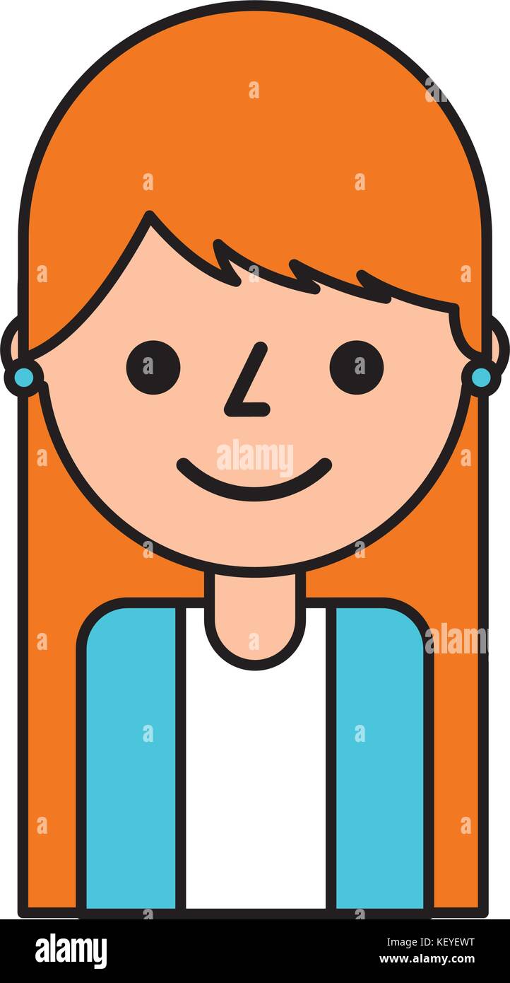 portrait young woman female avatar Stock Vector Image & Art - Alamy