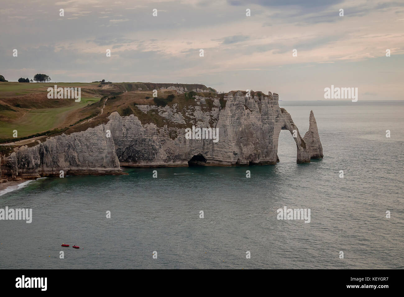 Chalk Cliffs In Etretat, Normandie, France Stock Photo Alamy