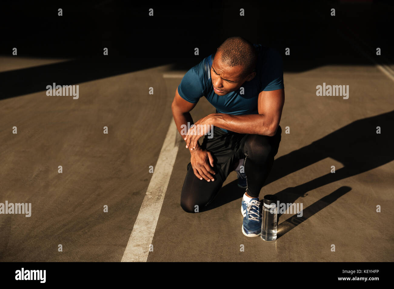 Sitting on the knee hi-res stock photography and images - Alamy