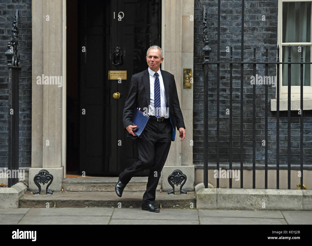 Justice Secretary David Lidington leaving 10 Downing Street, London