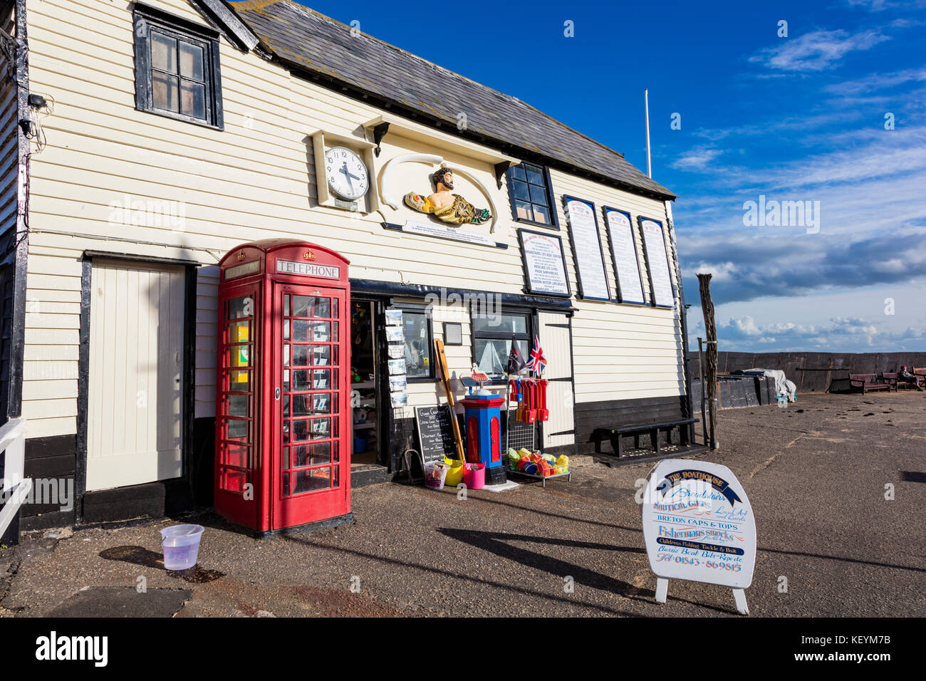 The Broadstairs lifeboat station and R.N.L.I. shop with The Scotsman