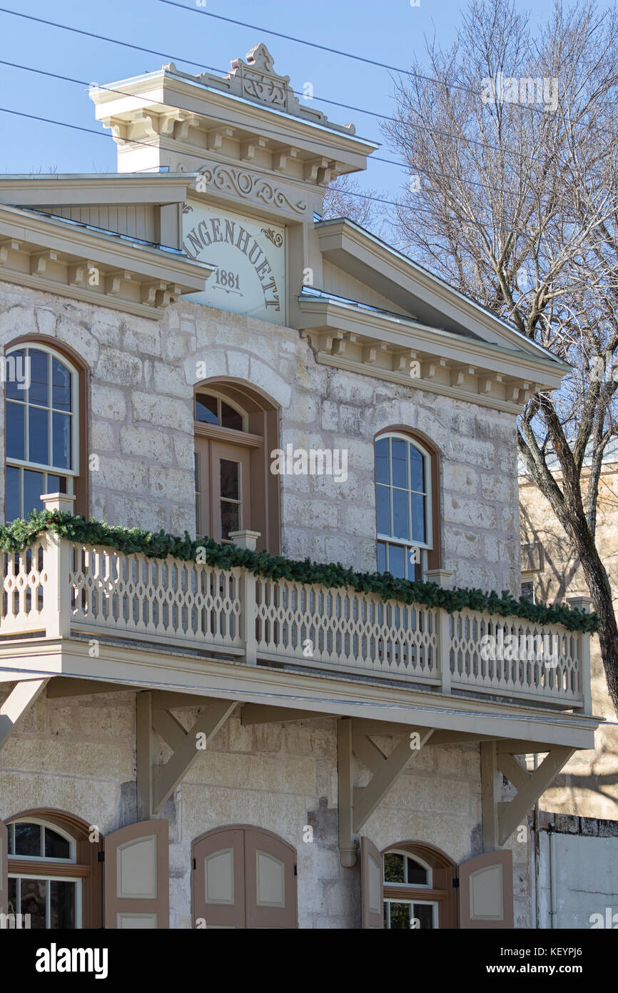 January 7, 2016 Comfort, Texas closeup details of a wellpreserved